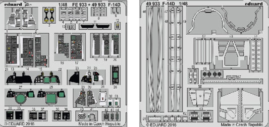 Eduard 49933 1/48 Aircraft- F14D for TAM (Painted)