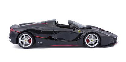 Bburago 26022BK 1/24 Ferrari LaFerrari Aperta F70, Black