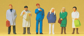 Preiser 14071 HO Scale Pedestrians Waiting Travellers At The Platform