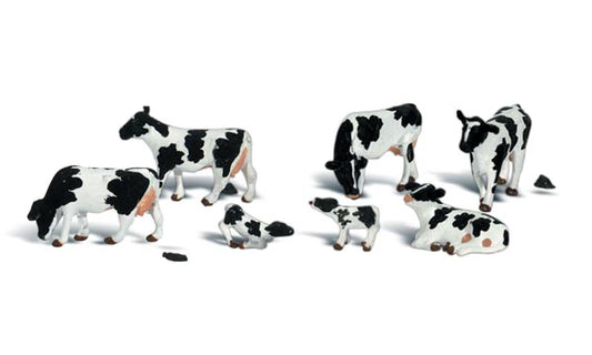 Woodland Scenics A2187 All Scale Holstein Cows - N scale