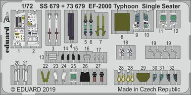 Eduard SS679 1/72 EF-2000 Typhoon Single Seater for Revell