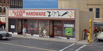 Walthers Cornerstone 933-3465 HO Scale Glover Park Hardware -- Kit