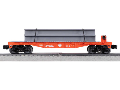 Lionel 6-2428290 O Gauge Superman Steel I-Beam Flatcar