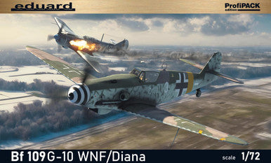 Eduard 70164 1/72 Bf 109G-10 WNF/Diana PROFIPACK Plastic Kit