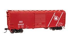 Walthers Mainline 910-45204 HO 40' ACF Welded Boxcar - CNJ #20530