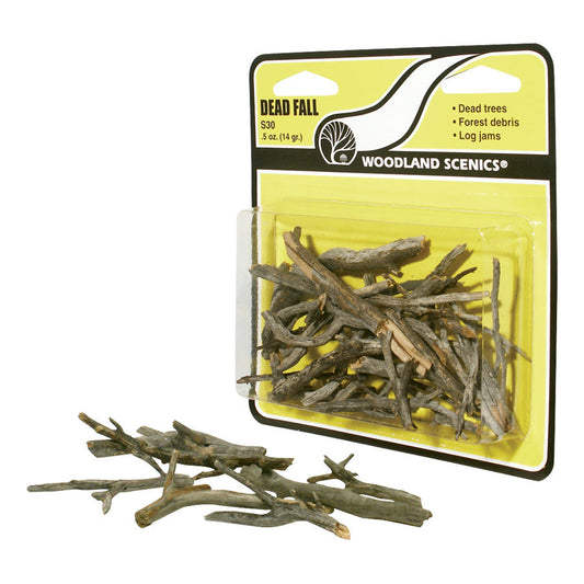 Woodland Scenics S30 All Scale Dead Fall - 0.5 oz