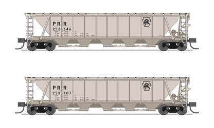Broadway Limited 7254 N H32 Cvd Hopper Prr 2Pk Gray