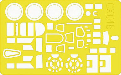 Eduard CX015 1/72 Mask B-17G for Hasegawa Canopy Mask Set