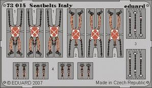 Eduard 73015 1/72 Seatbelts ITLly WWII (Pre-Painted)