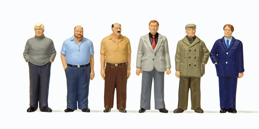 Preiser 68216 1/50 Scale Standing Men Figure Set
