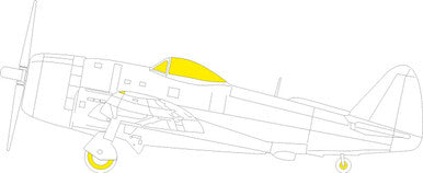 Eduard EX1154 1/48 P-47N MASK for MINIART Photo Etch Detail Set