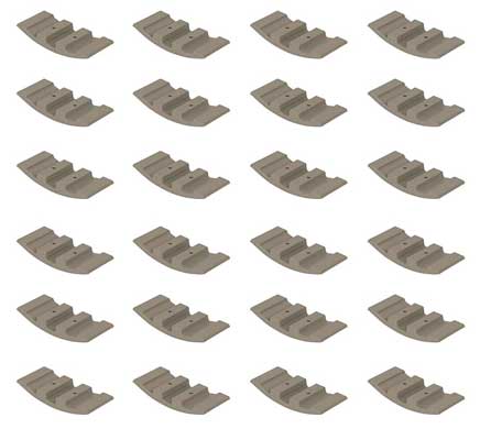 Faller 180349 HO Scale Tunnel Lining Segments -- pkg(24)
