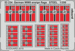 Eduard 53234 1/350 WWII German Ensign Flags Steel (Pre-Painted)
