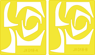 Eduard JX018 1/32 F-15C Eagle Masking Sheet Canopy Mask Set