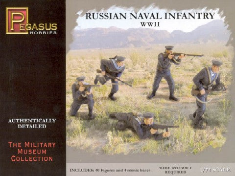Pegasus Hobbies 7270 1/72 Russian Naval Infantry WWII (40)
