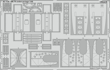 Eduard 481130 1/48 SM.79 Undercarriage Photo Etched Set
