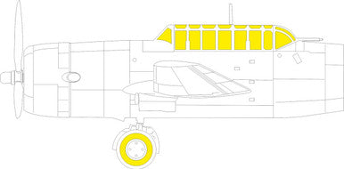 Eduard CX686 1/72 Vengeance Mk.II MASK for DORA WINGS Kit