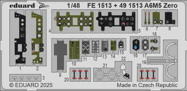 Eduard FE1513 1/48 Zero Zoom Set for FINE MOLDS Kit Zoom Photo Etch