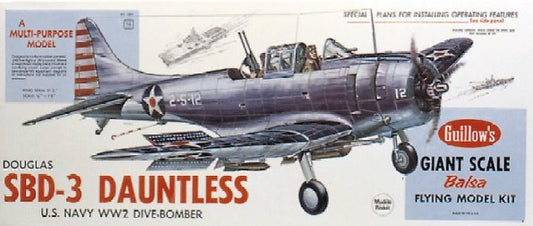 Guillows 1003 31-1/4" Wingspan SBD3 Dauntless Kit