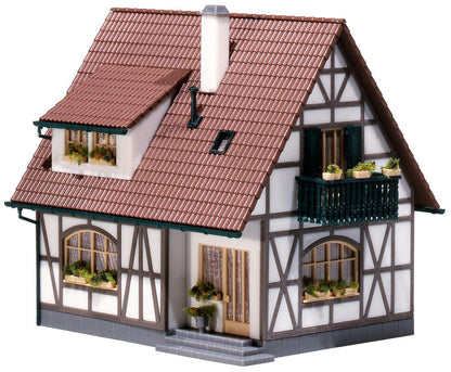 Faller 130257 HO Scale Half-Timbered One-Family House Kit