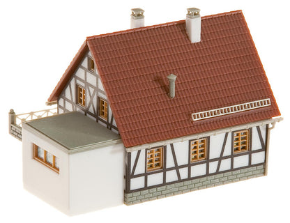 Faller 232215 N Scale Timbered House with Garage Kit