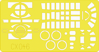 Eduard CX046 1/72 Paint Mask for HASEGAWA TBF/TBM Canopy Mask Set