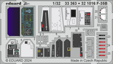 Eduard 321016 1/32 F-35B 321016 Photo Etched Set