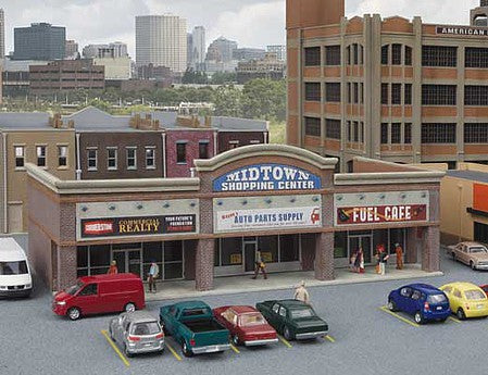 Walthers Cornerstone 933-3891 N Scale Modern Shopping Center I -- Kit