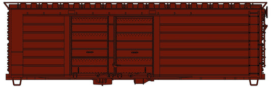Accurail 3980 Ho 40'Rib-Side Dd Boxcar Milw