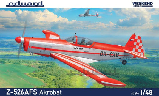 Eduard 84185 1/48 Z526AFS Akrobat Czech Aircraft (Wkd Edition Plastic Kit)