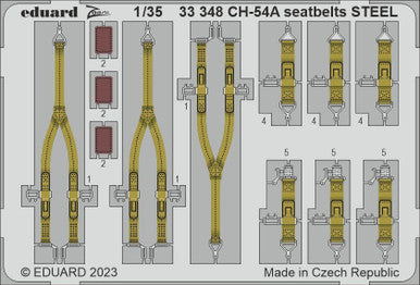 Eduard 33348 1/35 CH-54A Tarhe Seatbelts Steel for ICM