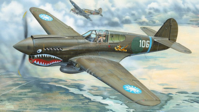 Trumpeter Scale Models 2269 1/32 P40E Kittyhawk Aircraft