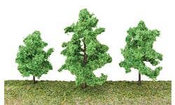 Walthers SceneMaster 949-1183 Spring Trees pkg(10) w/Pin Base
