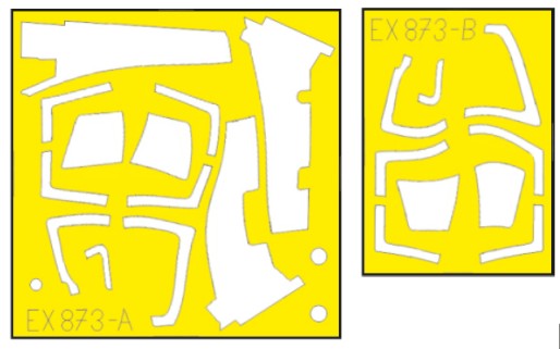 Eduard EX873 1/48 Mask Aircraft- Su27K TFace for MBS