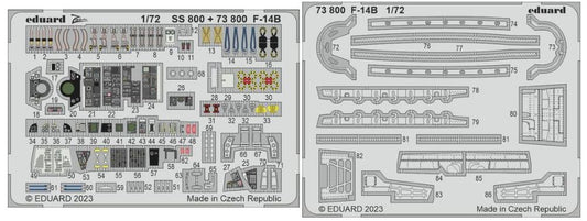 Eduard 73800 1/72 Aircraft- F14B for ACY (Painted)
