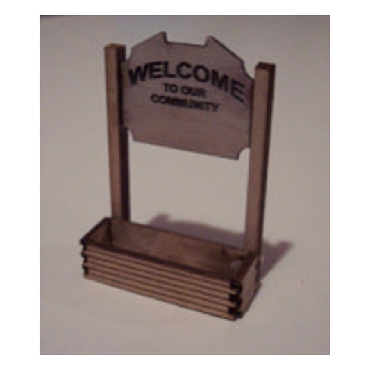 Osborn Models 3021 N Welcome Sign