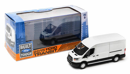 Greenlight 86039 1/43 2015 Ford Transit V363 Cargo Van, White