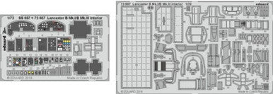 Eduard 73687 1/72 Lancaster B MK I/B Mk. III Interior for AIR