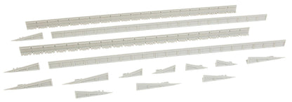 Faller 120205 HO Scale Flexible Platform Edges, 1440 mm Kit