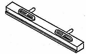 Details West 193 HO Scale Pilot -- Beam Less Footboards pkg(2)