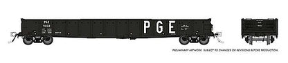 Rapido Trains 50055 HO Scale Pge 52'6" Gondola 6-Pack