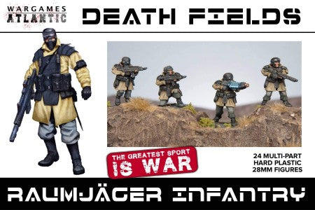 Wargames Atlantic DF1 28mm Death Fields: Raumjager Infantry (24)