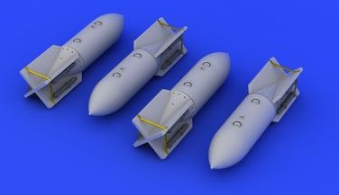 Eduard 672113 1/72 Aircraft- WWII SC250 German Bombs (Photo-Etch & Resin)