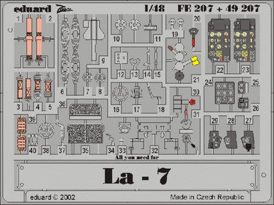 Eduard FE207 1/48 Lavochkin la-7 for GAVIA/Eduard