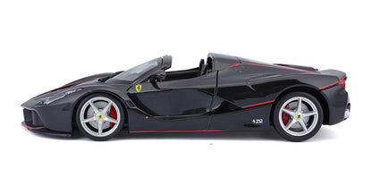 Bburago 26022BK 1/24 Ferrari LaFerrari Aperta F70, Black