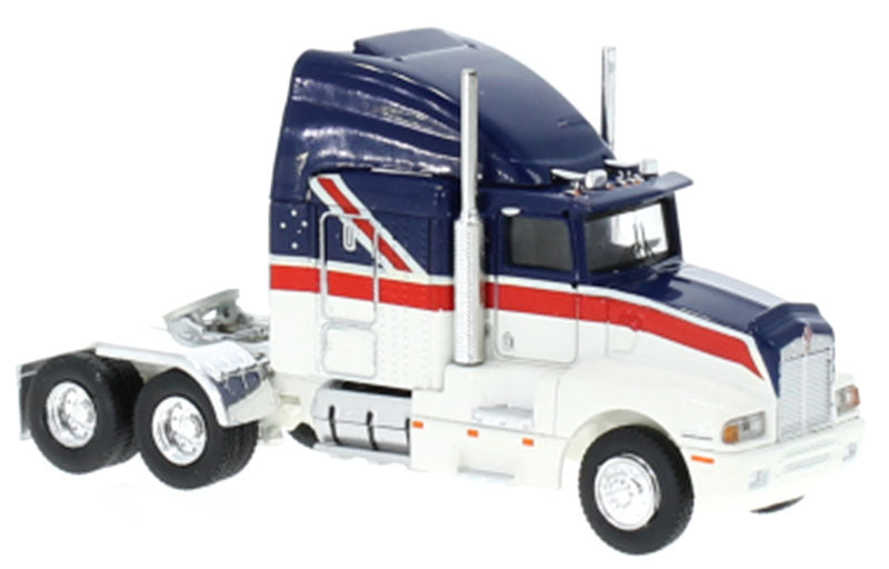 Brekina 85936 1/87 1984 Kenworth Black Diecast Semi