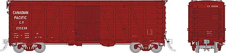Rapido Trains 142104 HO Scale CP USRA CP Boxcar #2 6-Pack