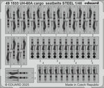 Eduard 491533 1/48 UH-60A Cargo Seatbelts STEEL Photo Etch
