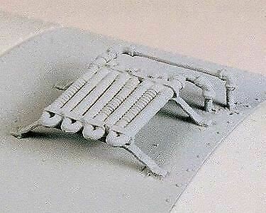 Details West 318 HO Scale Rooftop Air Cooling Coils