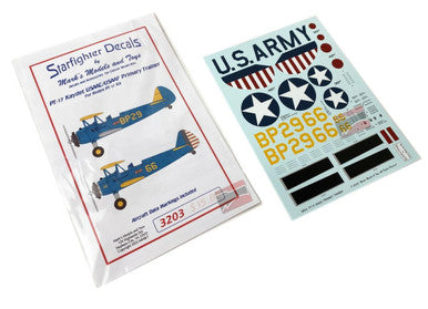Starfighter Decals 3203 1/32 PT-17 Kaydet Stearman USAAF Trainer